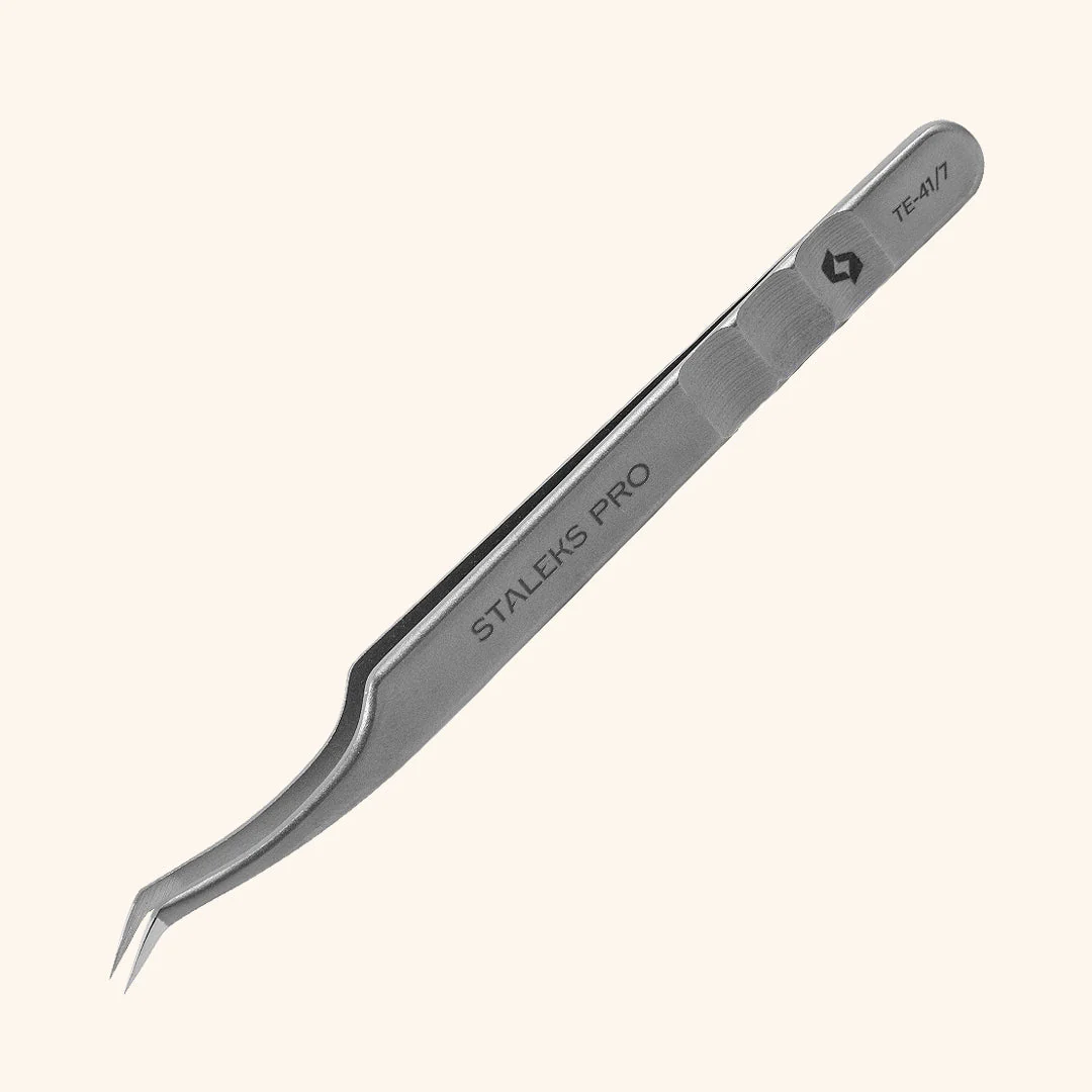 L-Shape Slim Volume Eyelash Extensions Tweezers - Image 2