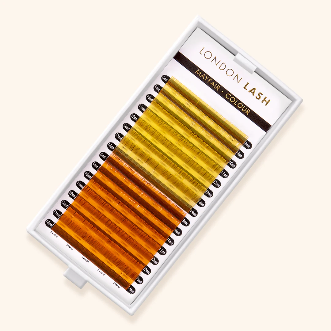 Yellow/ Orange Mayfair Lashes